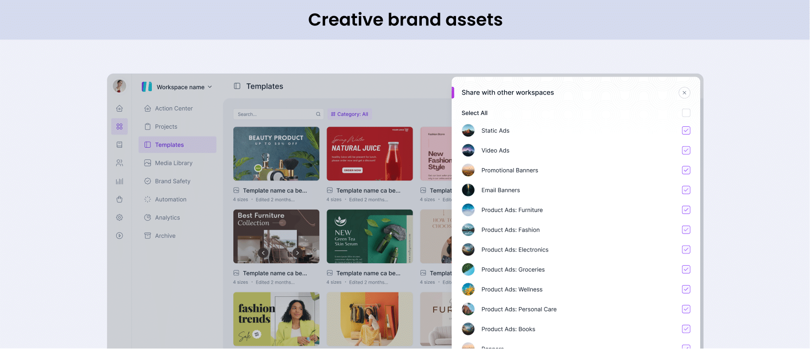 creative brand asset